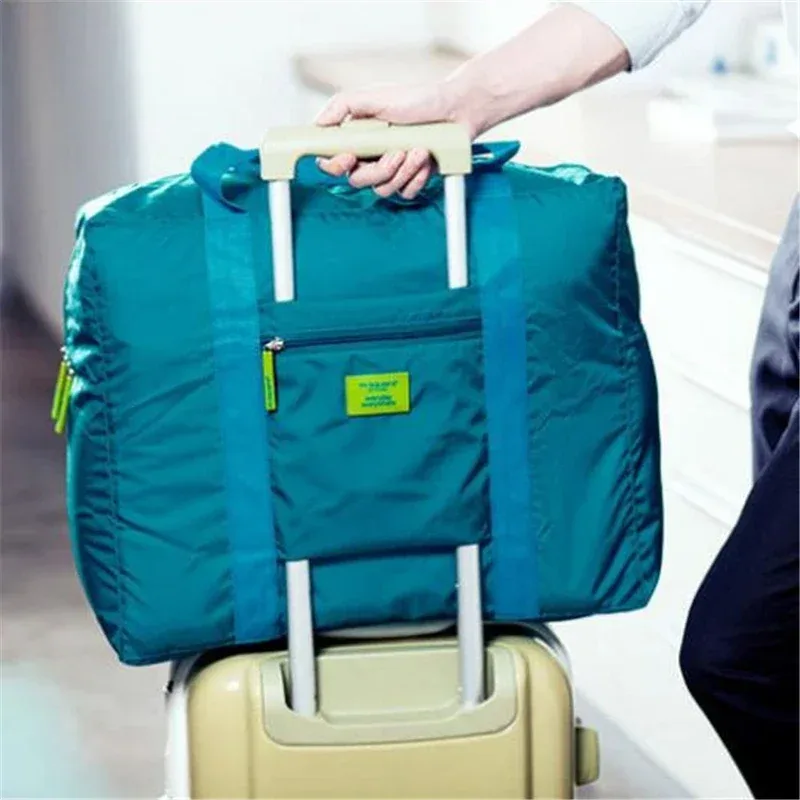 sac polochon de voyage pliable, sac de voyage léger pour femmes et hommes, fourre-tout, sac à bagages, sacs de nuit pour week-end