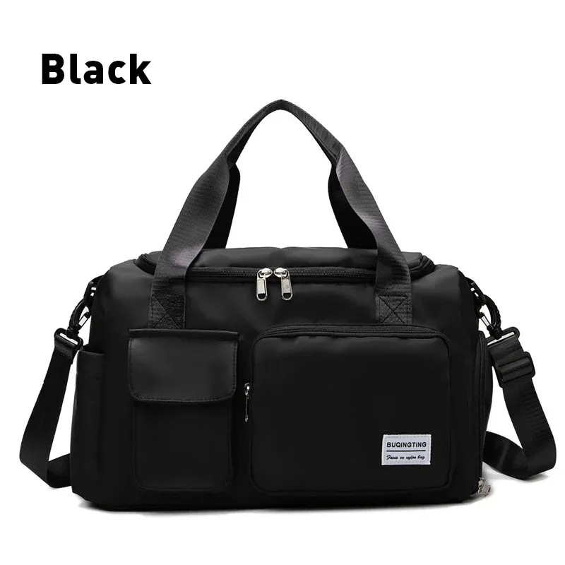 markroyal-sacs de voyage en toile imperméables pour femmes, sac de sport, sacs de sport, compartiment à chaussures initié, sac à main de poche, livraison directe
