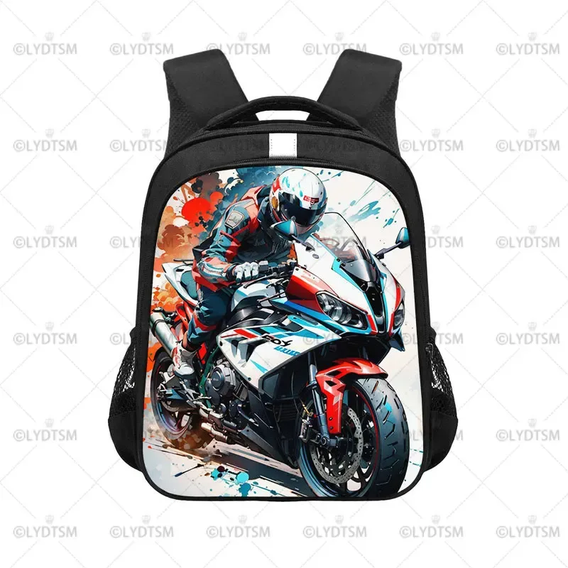 sac à dos de moto cool pour hommes et femmes, sac à dos, sac à dos pour voyage, moto, vélo, adolescent, sacs d'école, cartable
