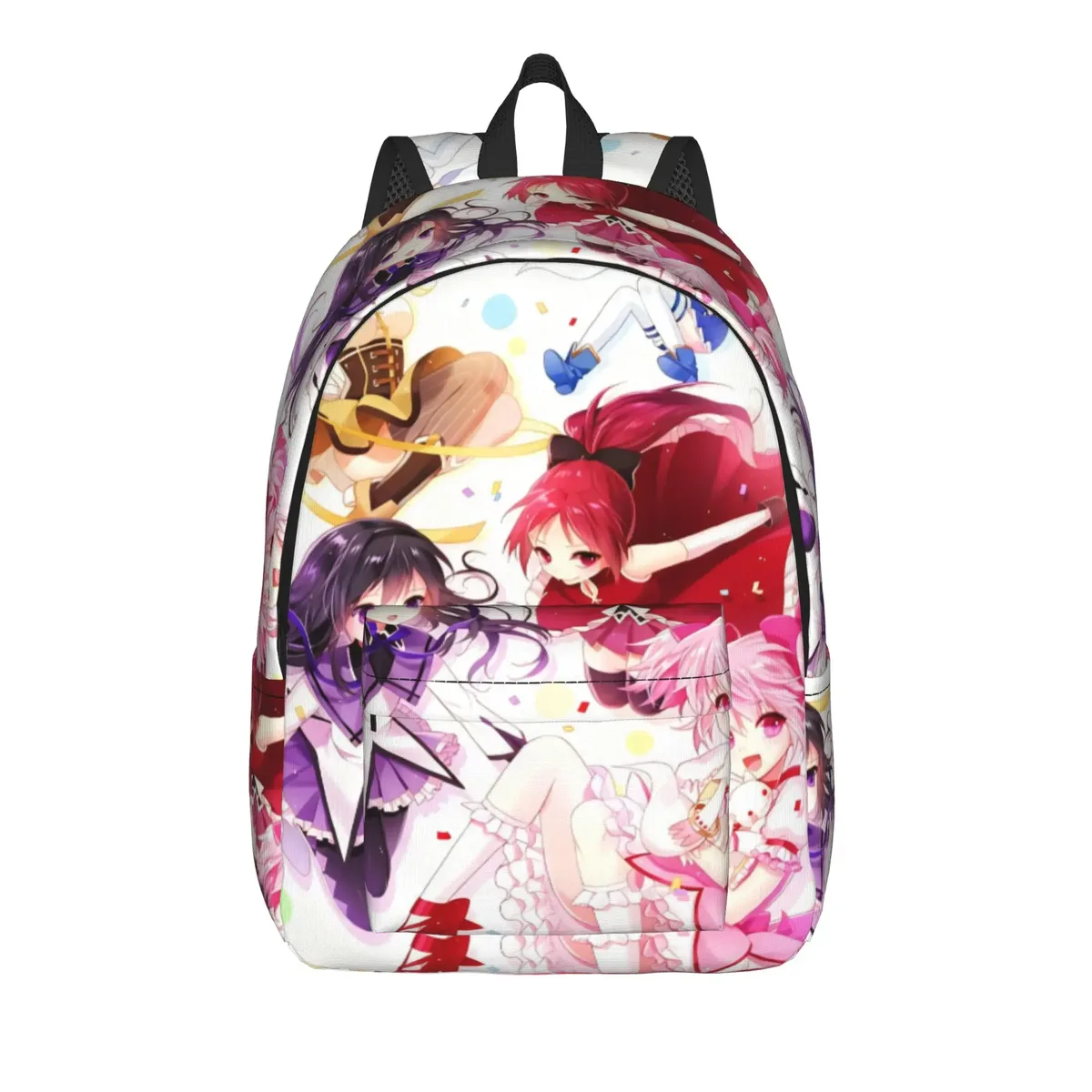 sac à dos anime puella magi madoka magica pour hommes et femmes, sac à dos d'école secondaire, sac à bandoulière pour ordinateur portable kaname madoka