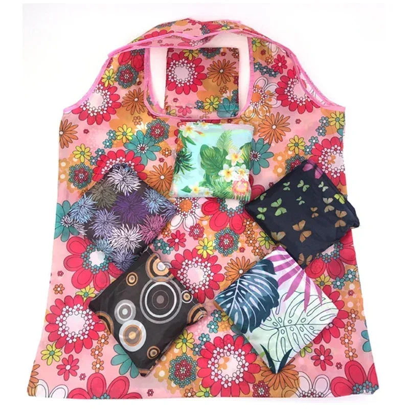 grand sac de courses réutilisable pour femme, fourre-tout pliant, écologique, réutilisable, mallette d'épicerie, sacs à main de rangement
