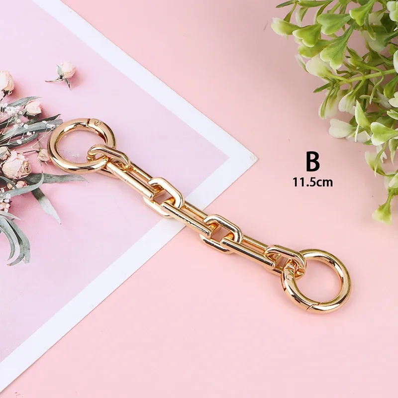 chaîne d'extension de sac à main, bandoulière, sangle de chaîne, boucle de suspension, bricolage, chaîne de remplacement, breloques, accessoires de sac à bandoulière