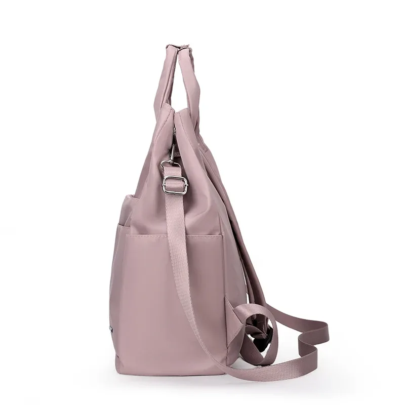 Sac à dos de voyage multi-poches pour femmes, sac à dos d'école de grande capacité pour filles, sac à dos de jour en tissu de haute qualité