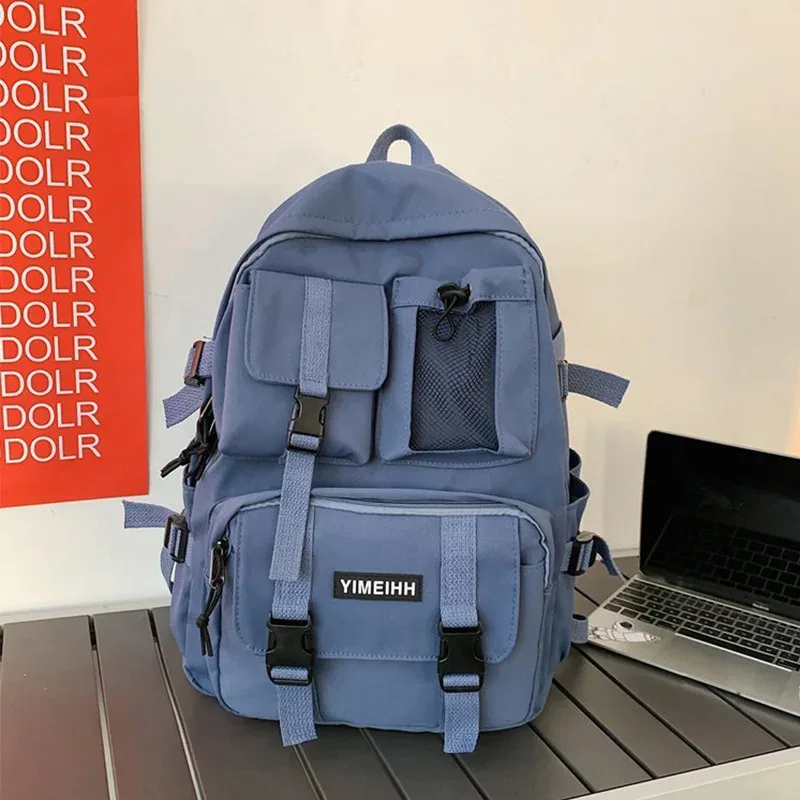sac à dos multifonctionnel pour ordinateur portable adolescent, sac d'école en toile cool pour femmes, sacs à dos d'étudiant de haute qualité, cartable à la mode pour garçons et filles