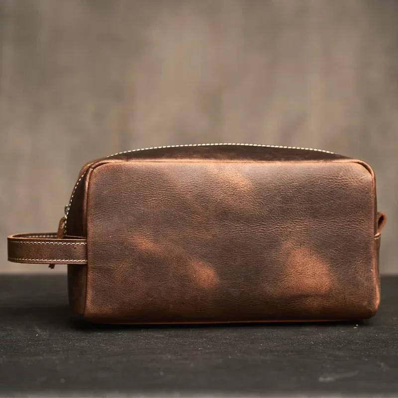 grand sac à cosmétiques de voyage en cuir véritable pour femmes, organisateur de maquillage, trousse de toilette féminine, trousse de maquillage, pochette de rangement, ladybox
