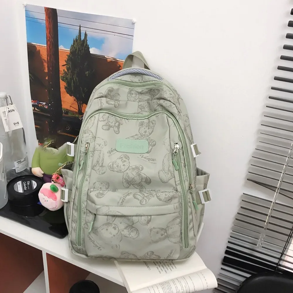 sac à dos mignon de grande capacité en nylon ultra-léger pour étudiants
