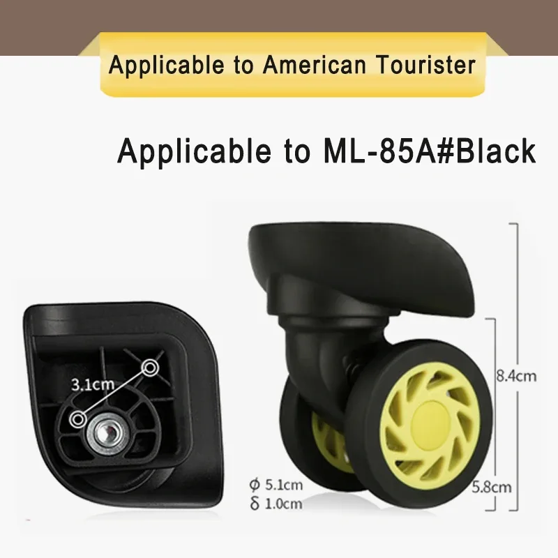 roue de remplacement de valise trolley, accessoires adaptés pour us traveler 85a, jx9054