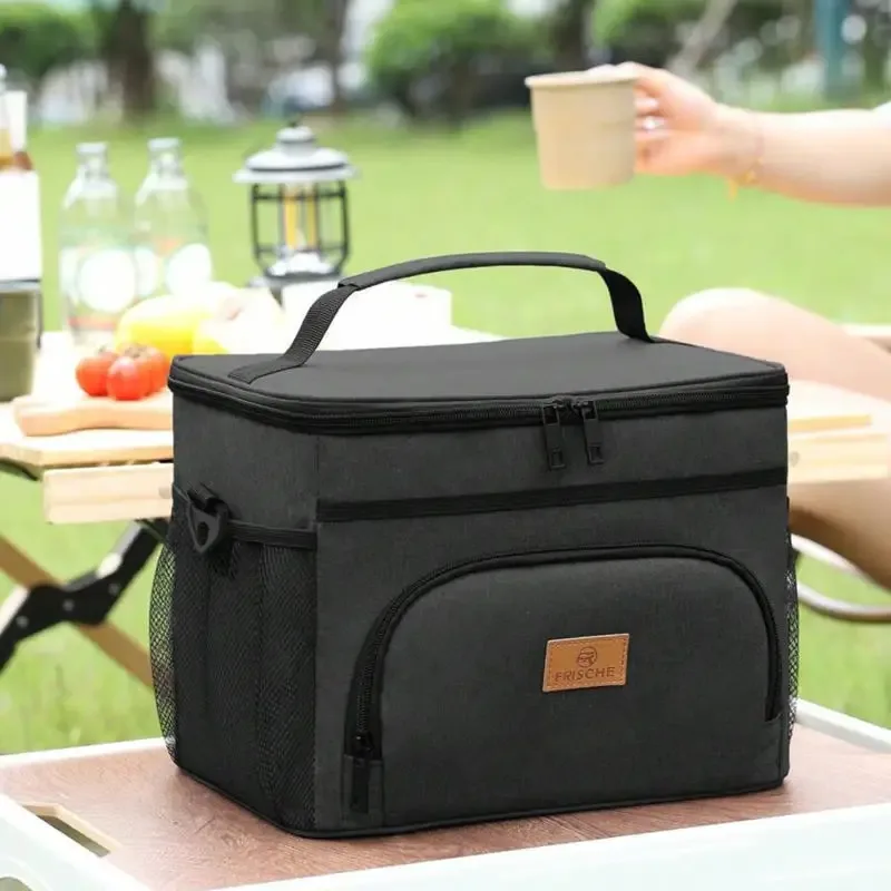 sac isotherme grande capacité pour pique-nique, sac à dos pour déjeuner, sac de pique-nique, sac de rangement extérieur, sac initié, cool et chaud, fuite