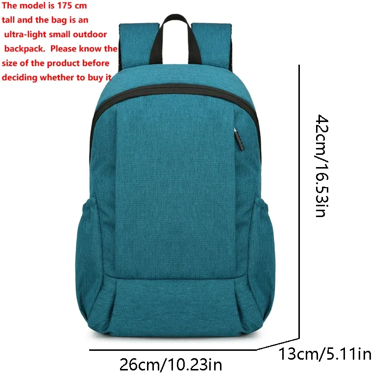 sacs à dos légers de couleur unie, sacs à dos de sports de plein air, sacs de voyage décontractés, cartables pour étudiants