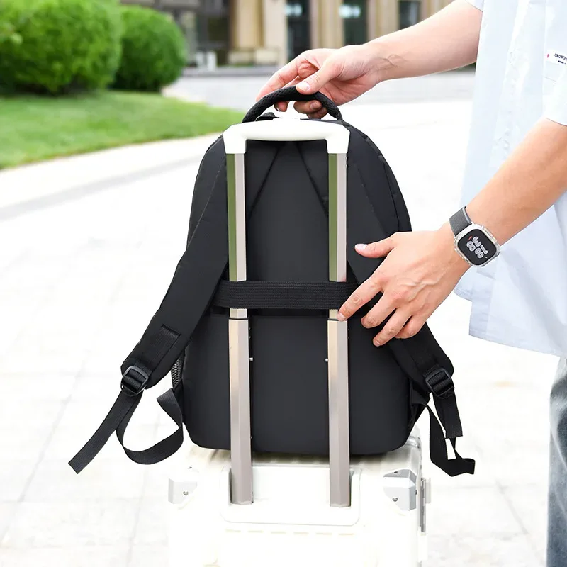 2025 nouveau sac à dos simple d'affaires sac de voyage d'affaires décontracté grande capacité classe moyenne et haute double sacs à bandoulière en vente