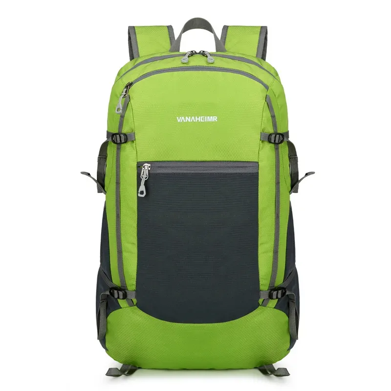 sac à dos pliable pour escalade en plein air, léger, imperméable, en nylon, unisexe, sac de voyage, sac de sport durable pour la randonnée et le camping