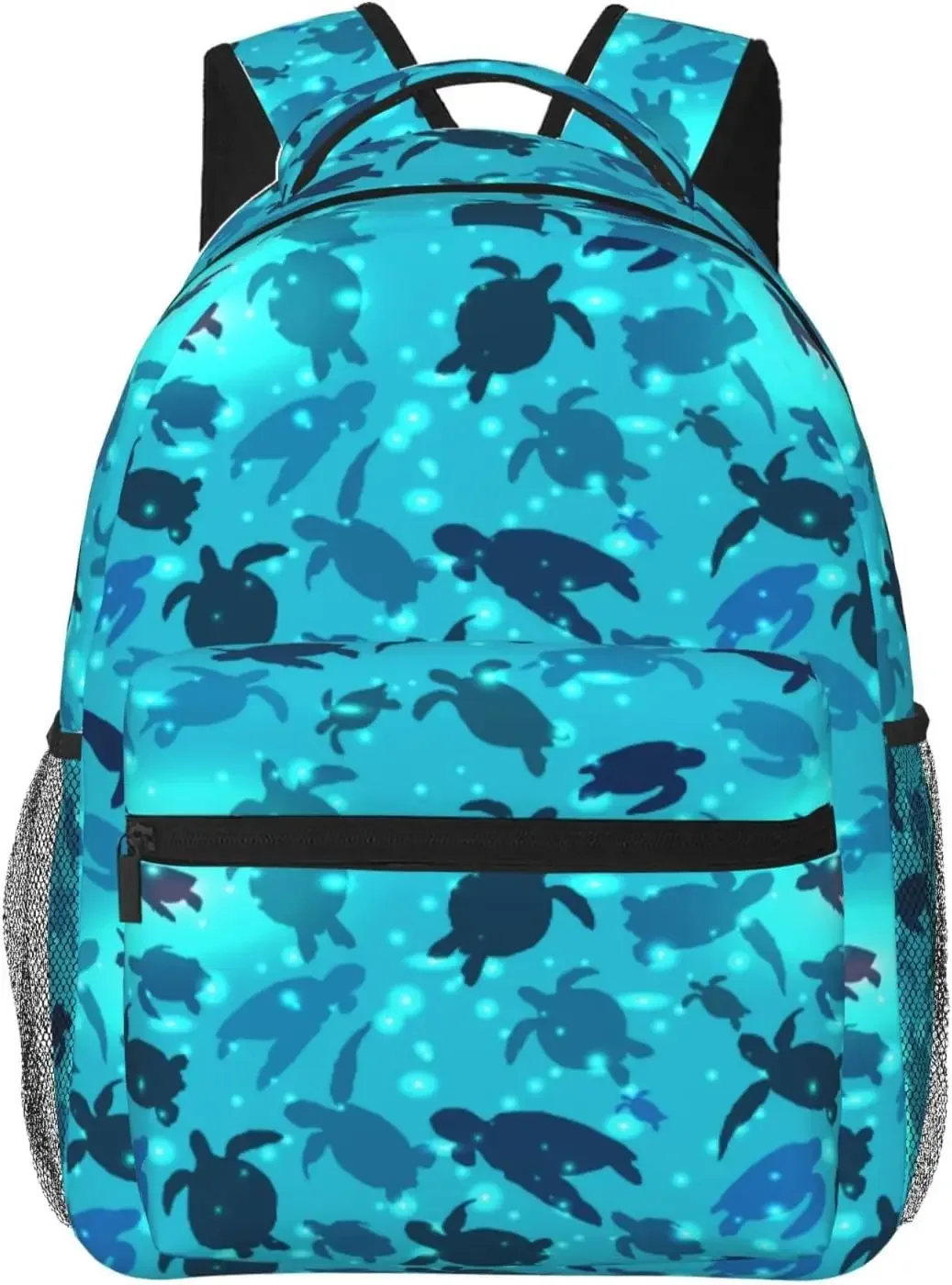 sac à dos pour ordinateur portable léger pour hommes et femmes, tortue de mer, étoile de mer, coquille de méduse, cartable universitaire, sac à dos décontracté, sac de voyage