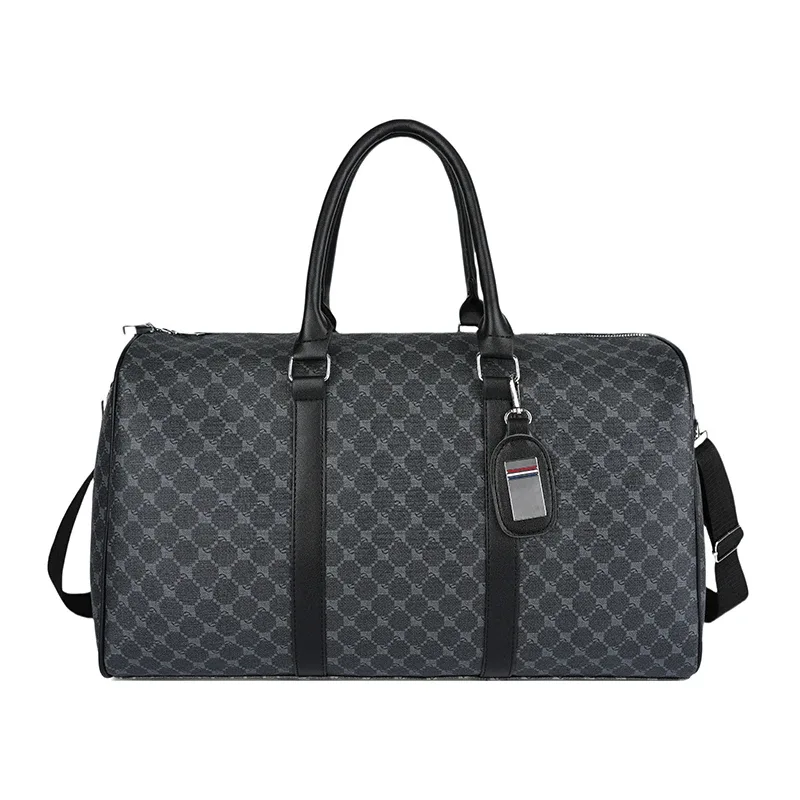 sac de voyage vintage à motifs, grande capacité, résistant à l'usure, sac de sport à bandoulière pour les voyages courts