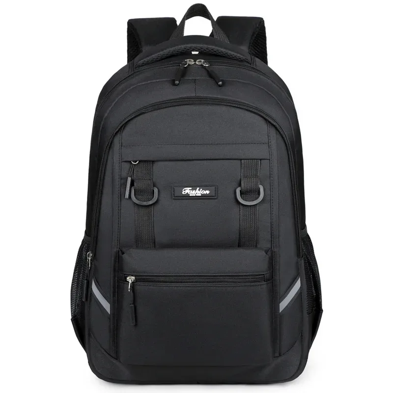 sac à dos décontracté grande capacité pour homme, idéal pour les courts séjours, sac d'école en tissu oxford, sac à dos de sport et de loisirs pour l'extérieur, sac à bandoulière de voyage