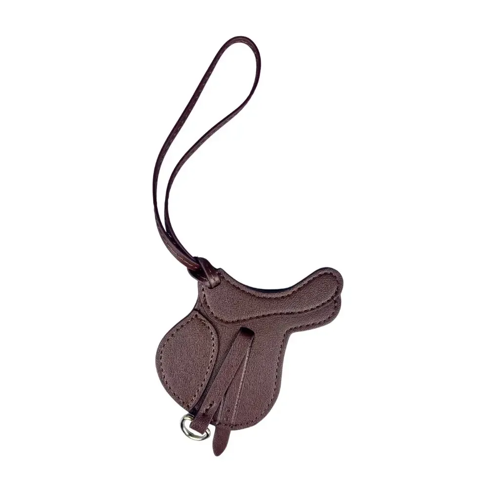 élégance équestre : charme de sacoche de selle artisanale - pièce maîtresse en cuir pu épais de qualité supérieure, taille paume