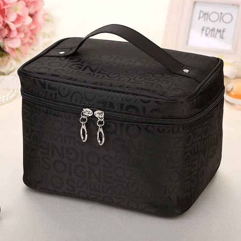 trousse de maquillage pour femmes, sac de rangement de cosmétiques de grande capacité, sac de lavage de toilet
