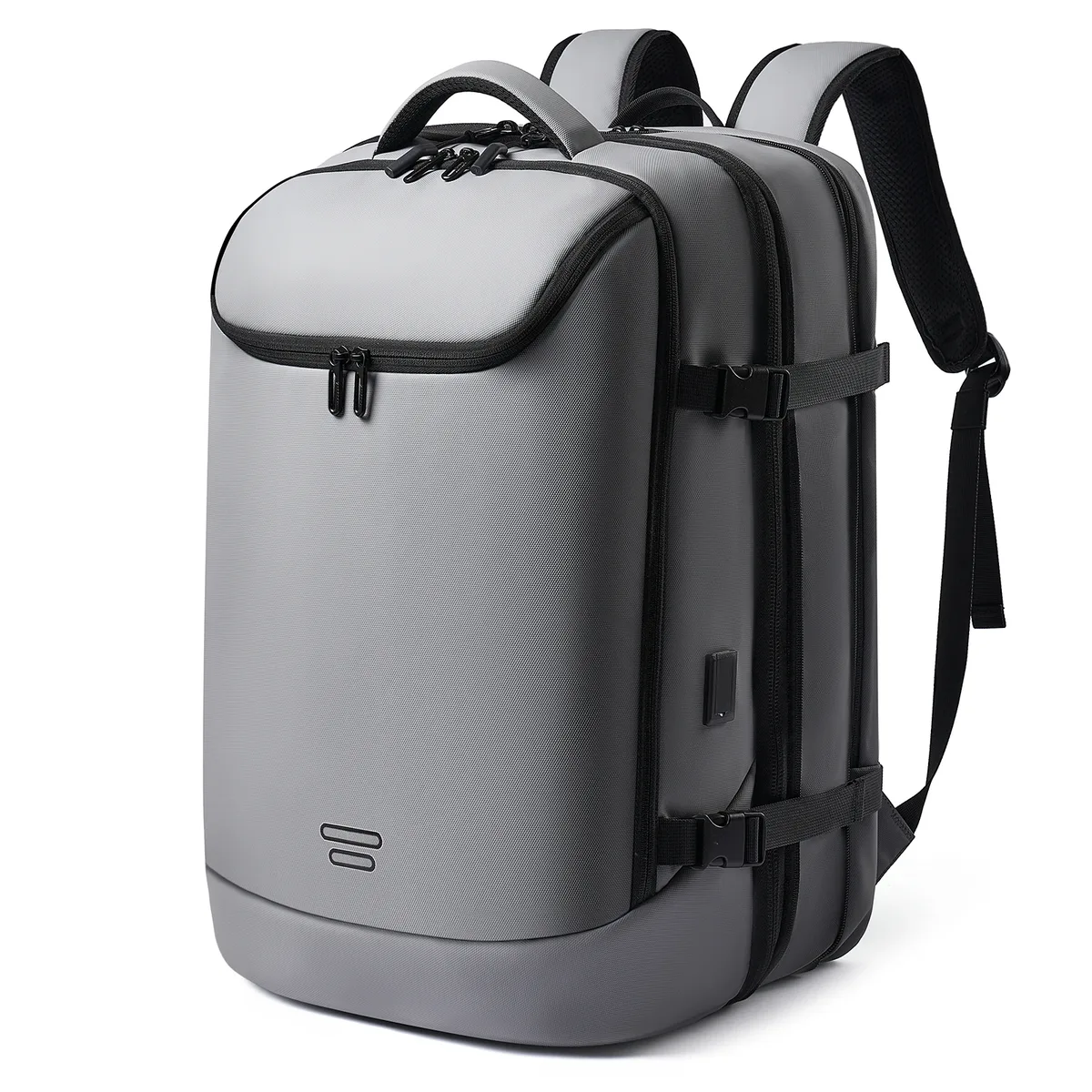 sac à dos extensible tangcool 36l-50l, imperméable, en oxford, pour ordinateur portable 17,3 pouces, voyage d'affaires, approuvé pour les vols