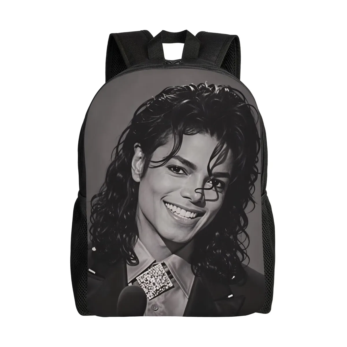 sac à dos m-michael jacksons pour jeunes, sacs à dos légers en polyester, sacs modernes pour lycéens, sac à dos de randonnée de haute qualité