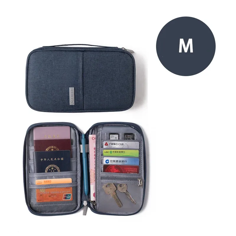 porte-passeport familial pour femmes, organiseur de documents de voyage, porte-cartes de crédit imperméable