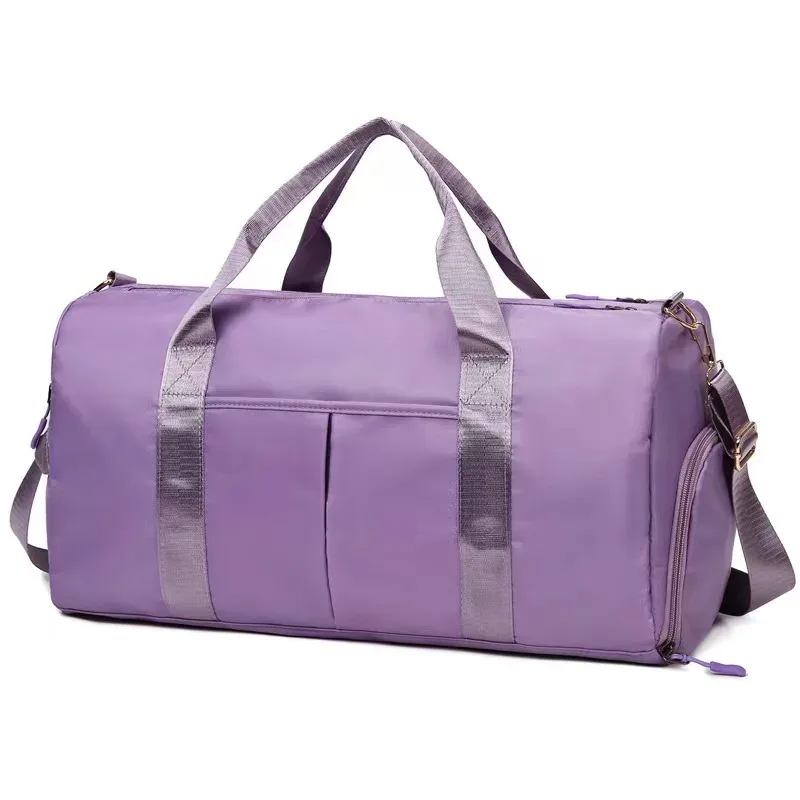 sac de voyage brodé, nouvelle tendance, nom personnalisé, grande capacité, séparation sèche et humide, sac à bagages, sac cadeau