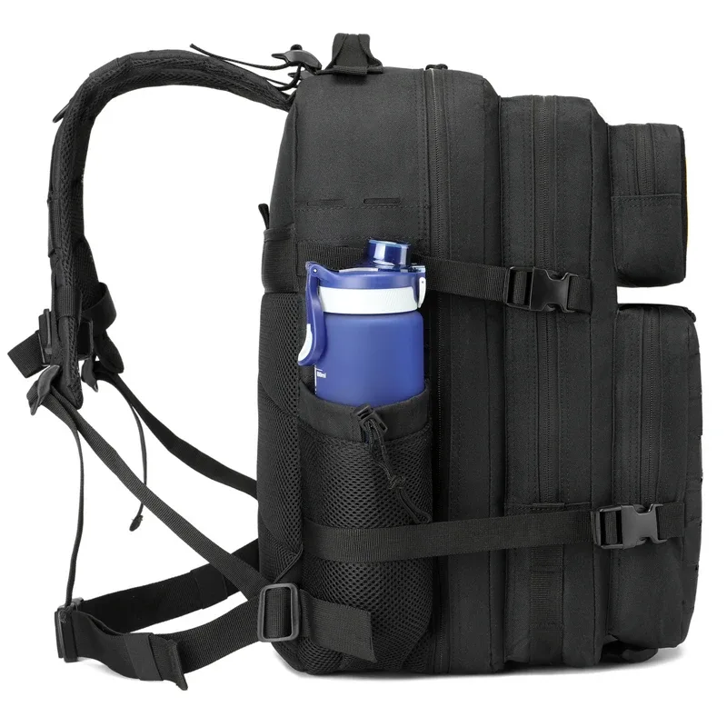 sac à dos de randonnée molle 45l pour homme avec support pour bouteille, sac de randonnée extérieur, sac à dos de fitness