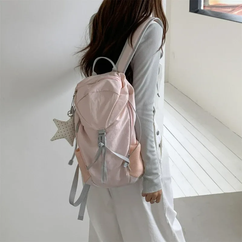 sac à dos de sport de plein air pour femmes, grande capacité, léger, en nylon, adapté au camping, aux voyages, polyvalent, unisexe