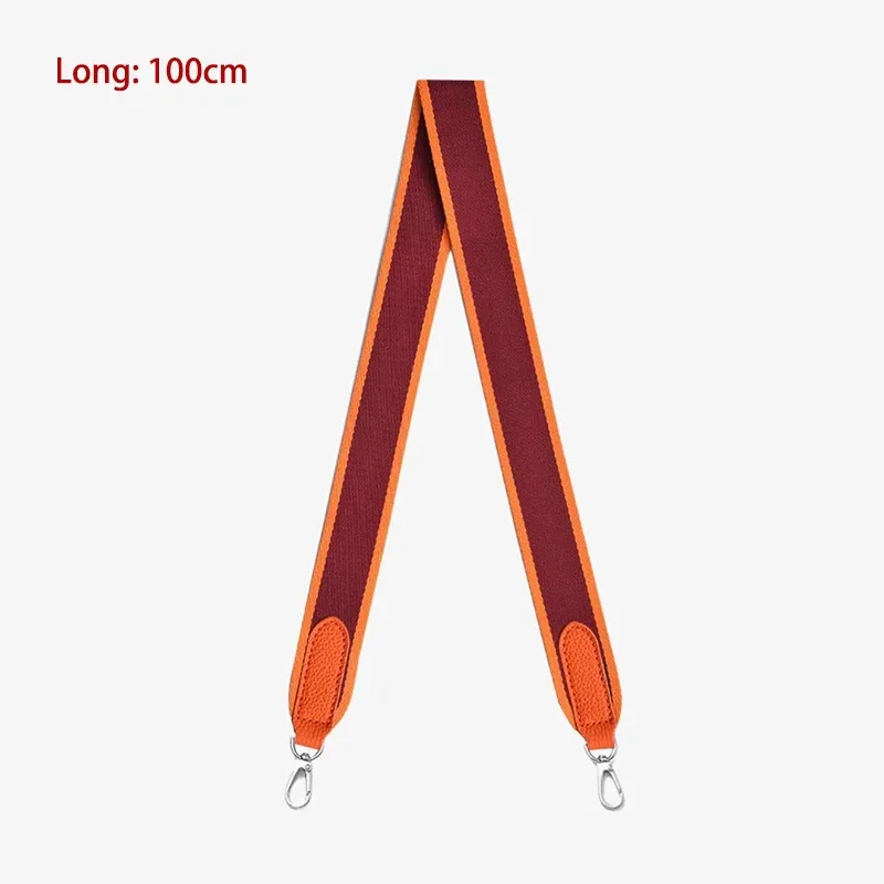 élargissement toile tissé large bandoulière sac fourre-tout ceinture sac à bandoulière sangle pour h boîte à déjeuner toile sac à main accessoires