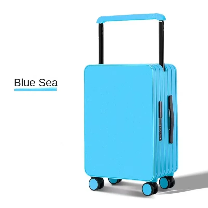 valise à bagages à poignée large pour femmes et hommes valise de voyage 20-26 pouces sac de cabine bagage de grande capacité avec roues lisses