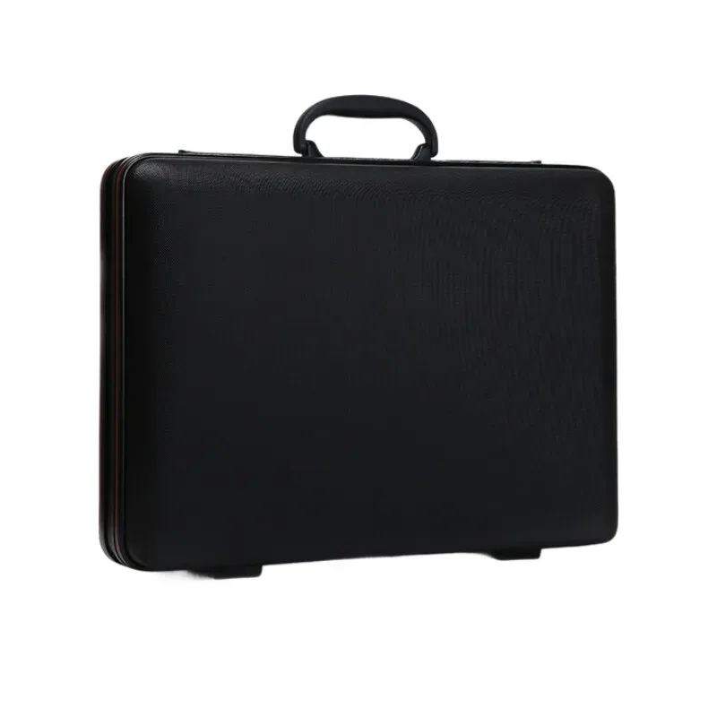 porte-documents pour outils professionnels, abs robuste + cadre en aluminium, serrure tsa et compartiment pour ordinateur portable 17 pouces, sac pour voyage d'affaires