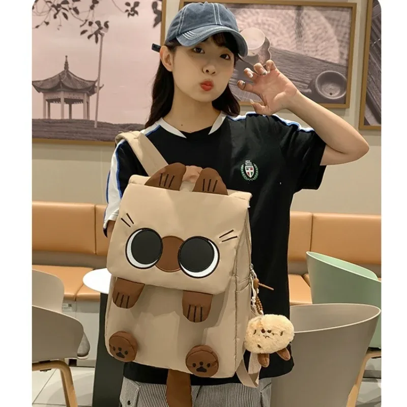 sac à dos kawaii kitty pour étudiants, sac d'école, sac à dos de dessin animé, sac à dos pour ordinateur portable, sac à dos de voyage en plein air pour garçons et filles, cadeaux