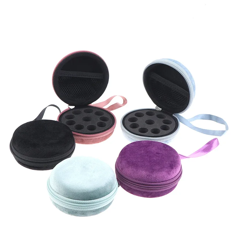 sac de rangement pour huiles essentielles, étui de voyage portable, 10 emplacements, 1-2ml