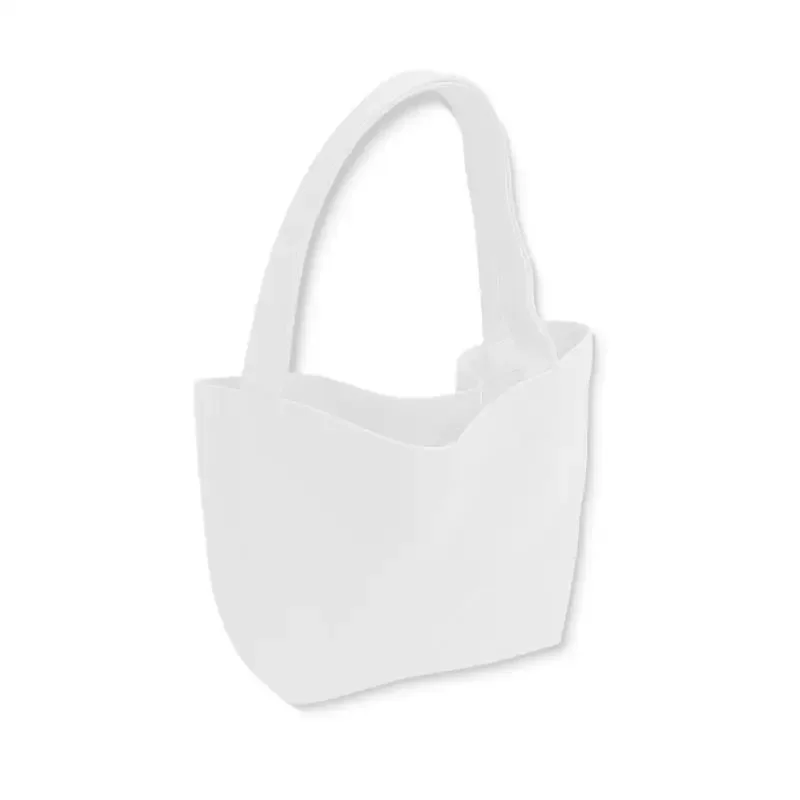 sac fourre-tout coréen en toile, simple, couleur unie, sacs de shopping, petits sacs pour le shopping quotidien, voyage, sac à main pliable, pochette de transport