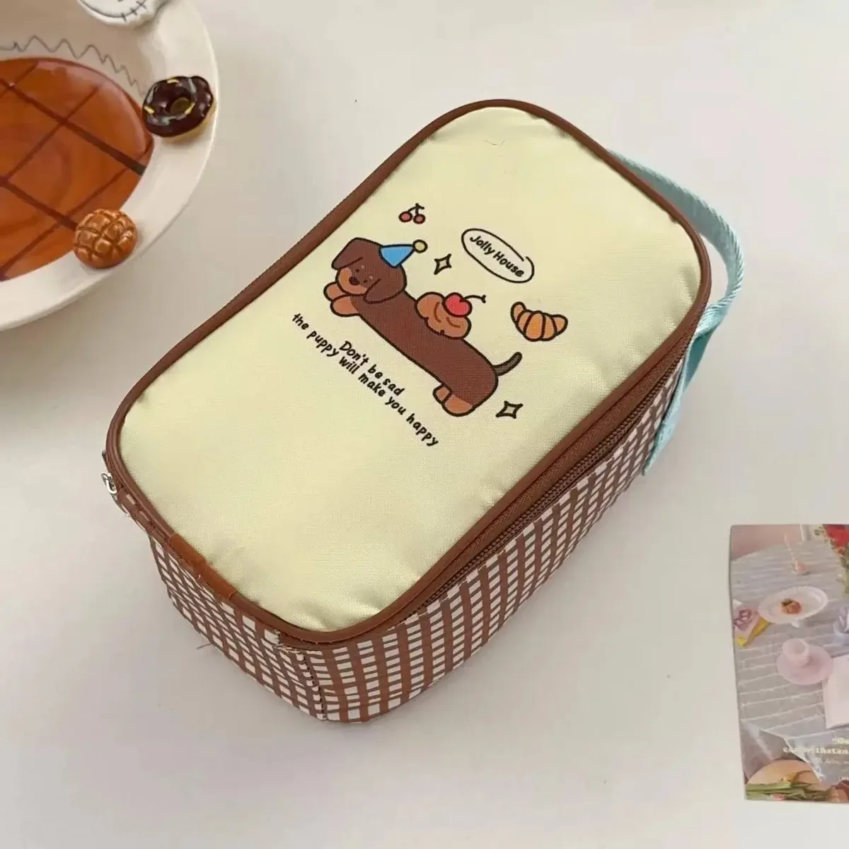 sac isotherme portable pour repas, en feuille d'aluminium épaisse, sac à main pour étudiants et travailleurs, sac de petit-déjeuner isolé, sac fourre-tout