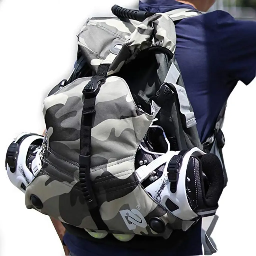 sac à dos professionnel en nylon pour patins à roulettes, sac de sport à roulettes en ligne, sacs à dos de rangement, sacs à dos d'extérieur unisexes
