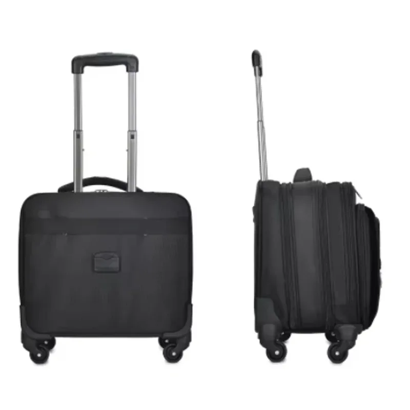 nouvelle valise à roulettes oxford tendance 18 pouces pour hommes, bagage cabine multifonctionnel, sac de voyage à roulettes, boîte de voyage