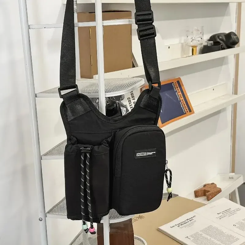 sac minimaliste pour bouteille d'eau, pochette bandoulière unique, sac à bandoulière décontracté pour femme, pour la randonnée et les sports
