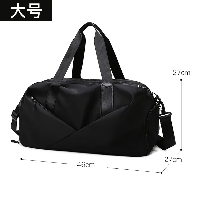 sac de sport personnalisé avec logo pour enfants, femmes, hommes – sac de voyage étanche pour vêtements secs et mouillés, sac à main, sac de natation, sac de week-end, sac d'entraînement de fitness – impression photo et nom