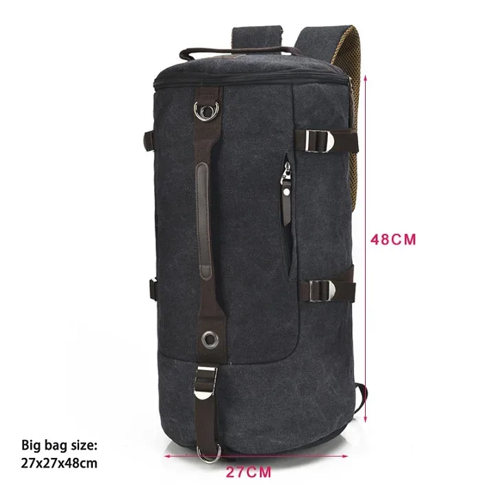 2025 haute qualité hommes sac toile sac à dos grande capacité homme sac de voyage alpinisme sac à dos de haute qualité 2 tailles sac à dos