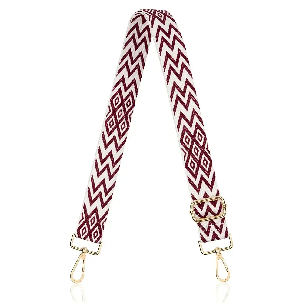 sangle de sac en nylon/coton pour femmes, sangles colorées pour bandoulière, accessoires de sac à bandoulière, ceintures réglables, sangles de sac à main