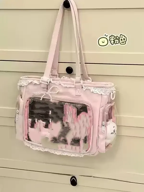 sac à bandoulière itabag japonais 2d motif ballerine grande façon, sac à main pour femme, cadeau pour amies