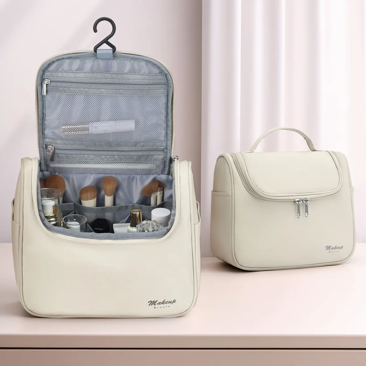 sac de rangement étanche pour cosmétiques, sac à main de maquillage, sac d'évaluation de haute qualité, sac de toilette de voyage, mode