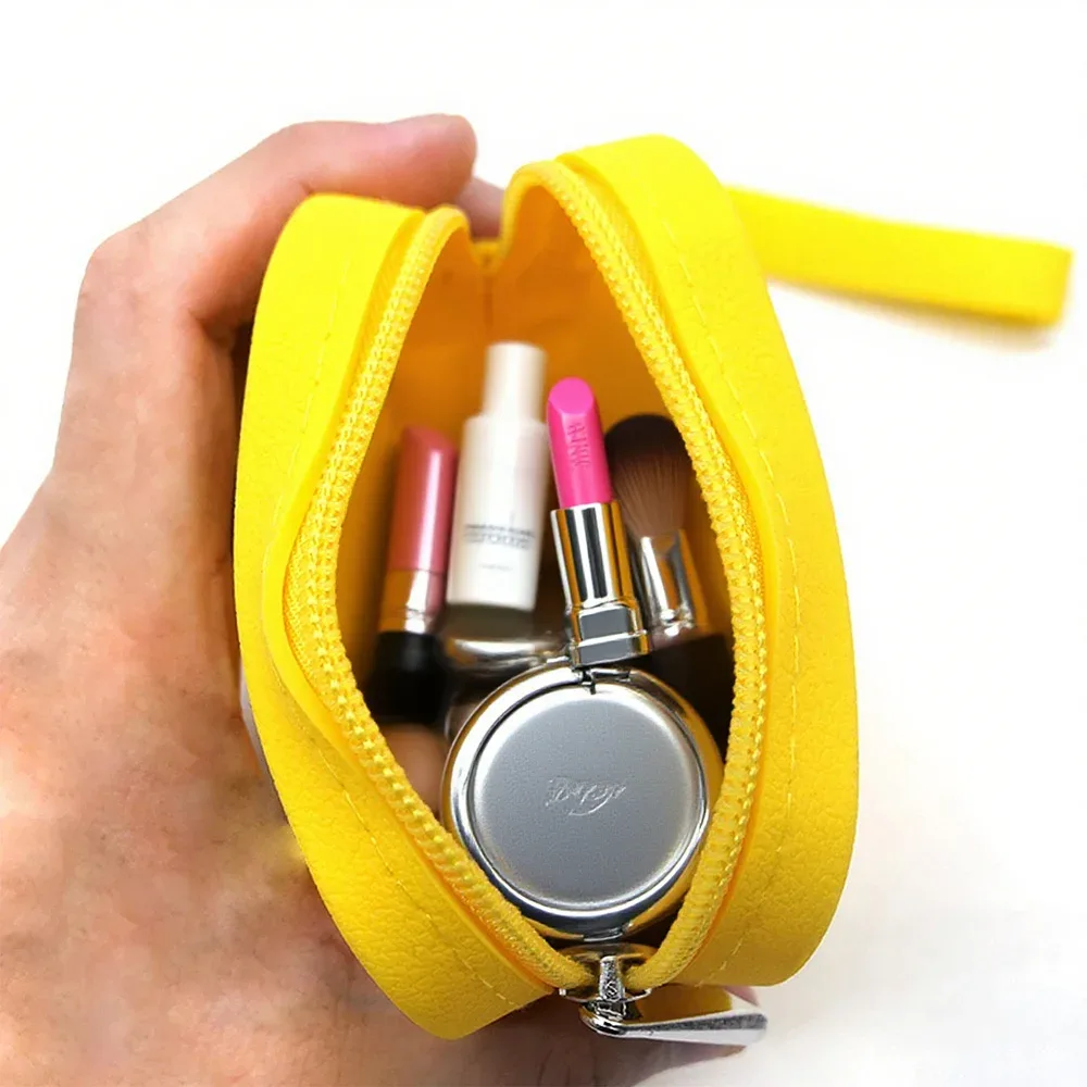 sac de rangement cosmétique carré en silicone grande capacité, étui de voyage portable et étanche pour pinceaux de maquillage et cosmétiques