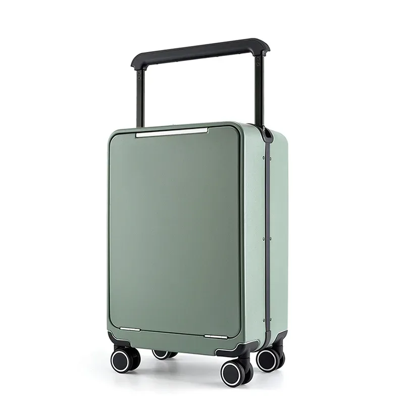 klqdzms 24 "26" bagage de voyage à main 20 pouces abs + boîte d'embarquement pc boîtier de chariot d'affaires pour hommes valise à roulettes universelle