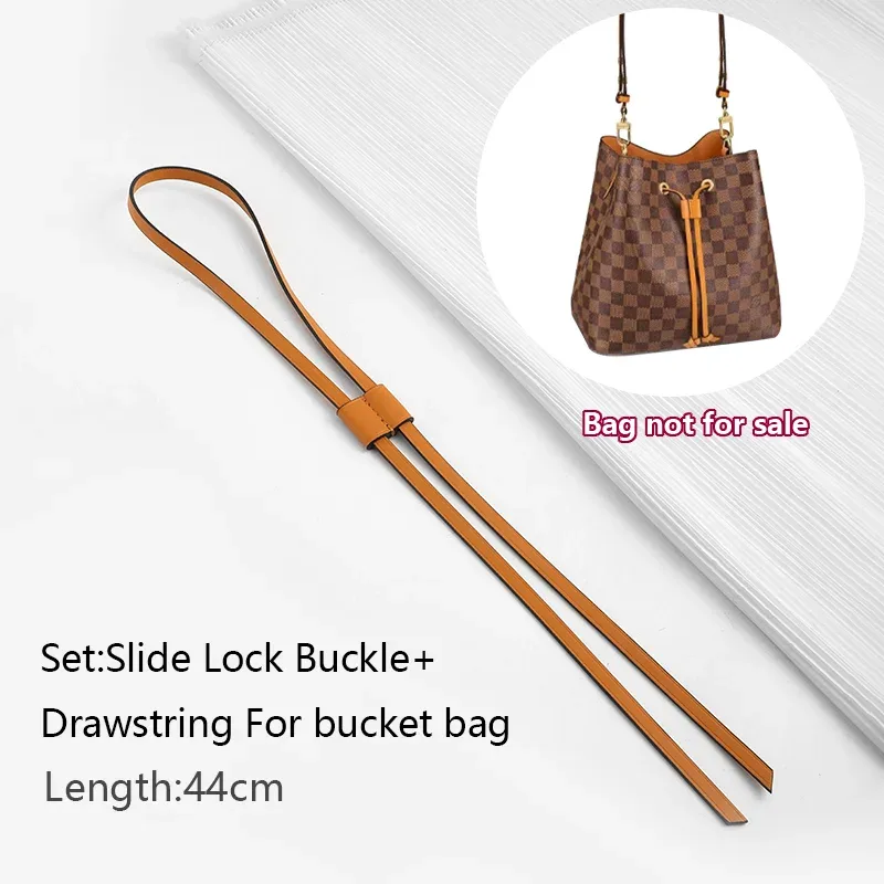 sangles de sac à cordon de serrage pour sac seau lv, cordons de tension de remplacement, sacs à bandoulière, boucle de verrouillage coulissante, accessoires de remplacement