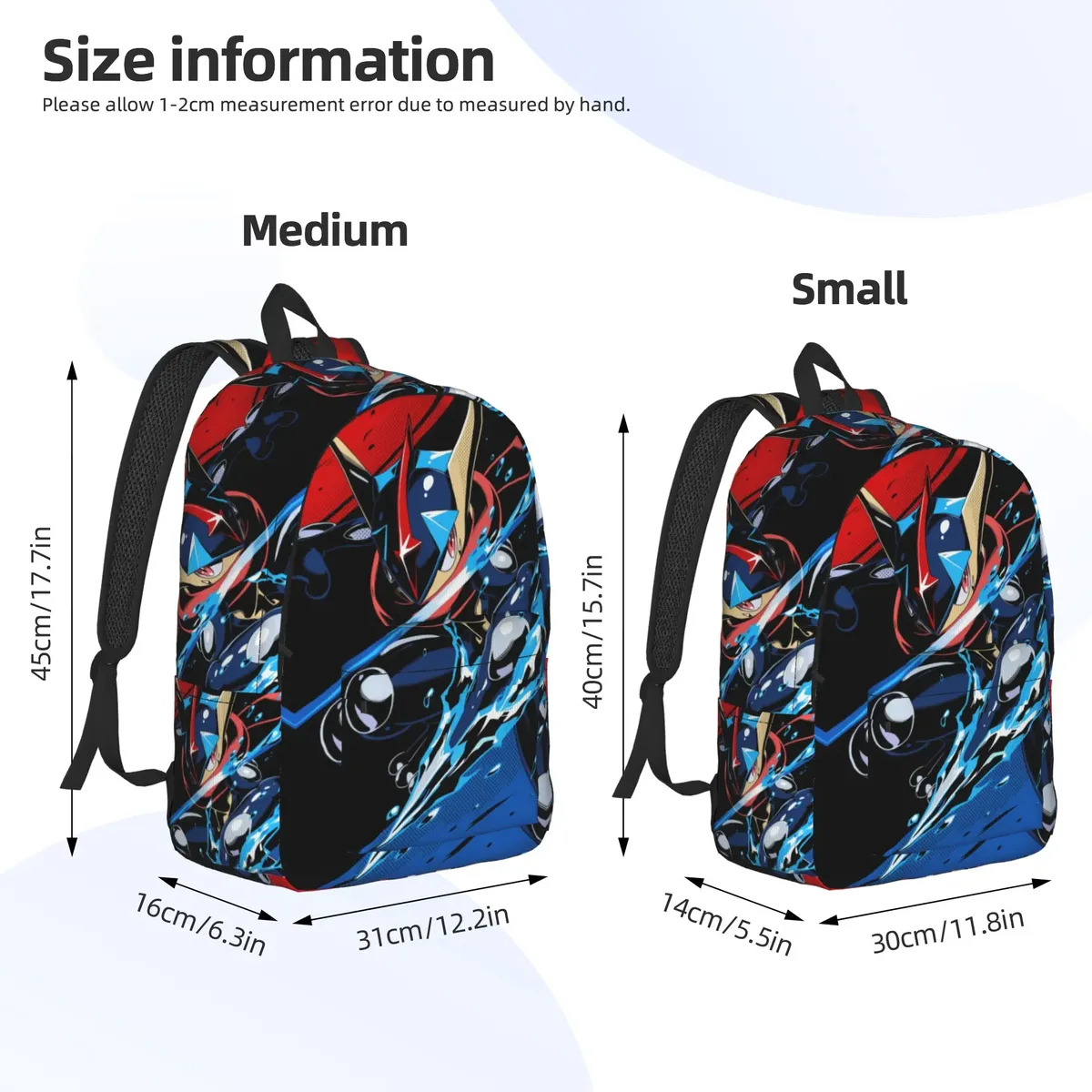 sac à dos pokémon tendance, mochilas, sac à dos décontracté pour le camping, fermeture à glissière