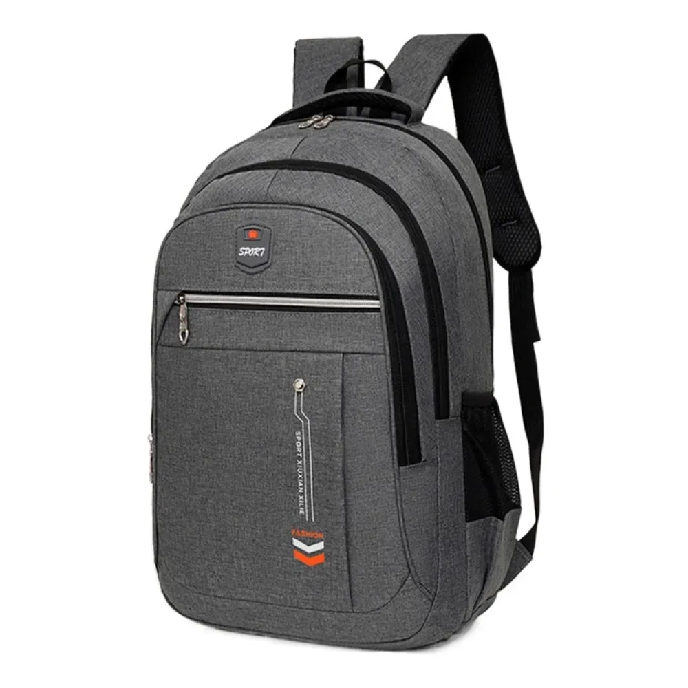 sac à dos ergonomique pour hommes, résistant à l'usure, imperméable, sac à bandoulière pour ordinateur portable, en tissu oxford, style décontracté, sac à dos pour le travail et les déplacements