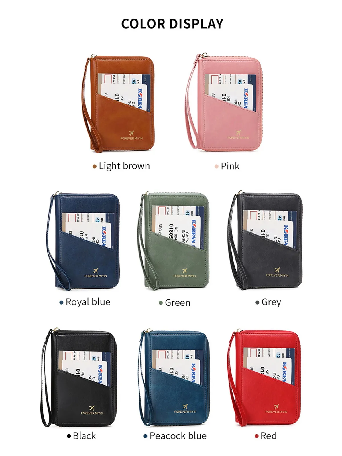 nouveau sac de passeport rétro pour hommes et femmes rfid couverture de passeport à la mode multifonctionnelpuleather clip de passeport accessoires de voyage