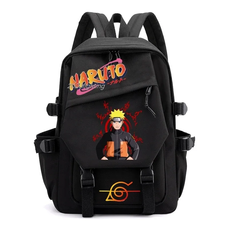 sac à dos uzumaki naruto uchiha sasuke, sac à dos de cosplay unisexe pour étudiants, sac à dos de dessin animé, sac à dos pour ordinateur portable, sac à dos de voyage, cadeaux d'extérieur