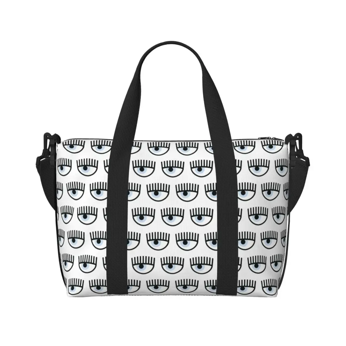 mode personnalisée yeux chauds f-erragnis c-chiaras sac fourre-tout de plage femmes grand compartiment plage salle de sport sacs de voyage