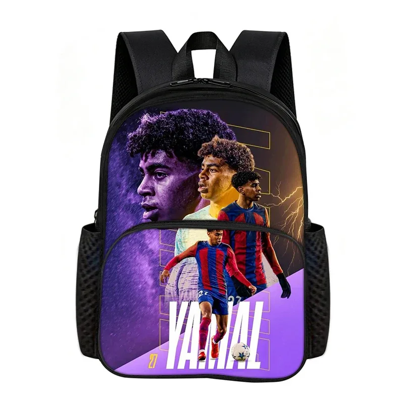 sac à dos d'école l-lamin yamal avec poche avant, idéal pour les fans de football, le meilleur cadeau pour les amateurs de sport